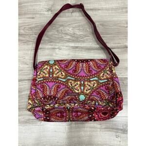 Vera Bradley Lighten Up Essential Messenger/Computer Shoulder/Crossbody Bag